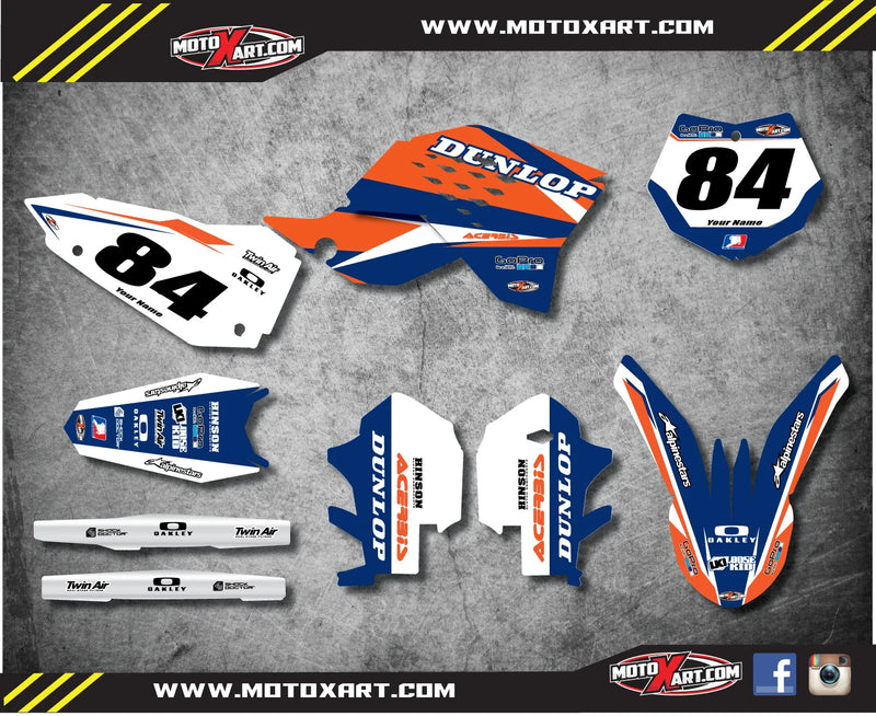 KTM SX SXF 125 250 450 Custom Graphics (2007-2010)