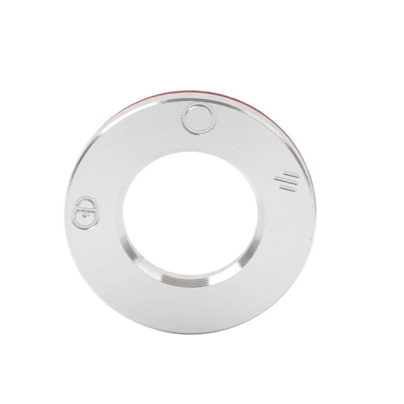 Vespa LX LXV S ET4 GTS GTV Ignition Switch Lock Trim Ring Cover Silver (2006-2023)