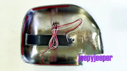Toyota Hilux MK4 / MK5 Sportrider Chrome Mirror Cover LED (1997-2004)