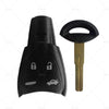 SAAB 93 95 9-3 9-5 4 Button Remote Key Shell Case (2003-2011)