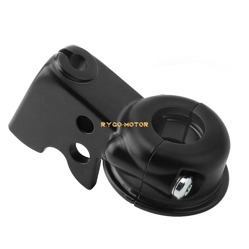 Harley Dyna FXDL FXDWG Clutch Lever Perch Mount Bracket Black (1996–2010)