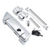 Harley Touring Road King Glide Chrome Trunk Latches Key Hinges (2014-2024)