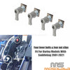Harley-Davidson 2001-2021 Saddlebag Lever Lock Bolts Nuts (4 pcs)