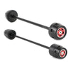 Ducati Scrambler Swingarm Crash Pads Axle Set Red (2015-2023)