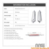 Honda Gold Wing GL1800 Chrome Windshield Strut Covers (2018-2020)