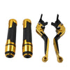 Honda VFR1200 CNC Folding Extendable Brake Clutch Lever Grip Set (2010-2016)