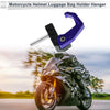 Motorcycle Square Fingerprint Motorcycle Hanging Hook 1 x Blue Black 42mm