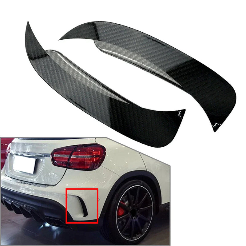 Mercedes Benz GLA-Class Rear Bumper Splitter Canard Trim (2013-2020)