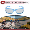 Goggles Motorcycle Riding Gray Lens Blue Frame Tri-acetel Cellulose
