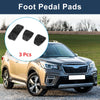 Subaru Forester (2006-2018) Black 3 x Foot Accelerator Pedal Covers