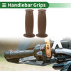1 x 25mm Hand Grips Cover End Grips TPU Dark Brown