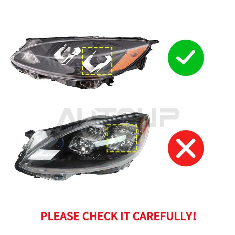 Ford Escape Halogen Headlight Lamp Right Passenger Side W/LED (2020–2022)