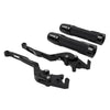 Kawasaki ZX6R ZX9R Folding Extendable Brake Clutch Lever Grip Set (2000-2002)