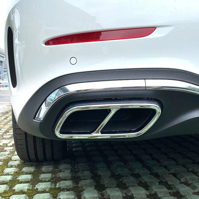 Mercedes-Benz C-Class W206 Chrome Exhaust Tip Trim Cover (2022–2025)