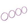 Audi A1 S1 2010-2018 Purple 4x Air Condition Vent Outlet Trim Rings