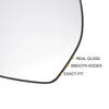 Toyota Land Cruiser Left Side Heated White Mirror Glass (2008-2021)