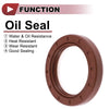 MakeModel Oil Seal 35x50x8mm Rotary Shaft Seal FKM Brown 2 x Pcs