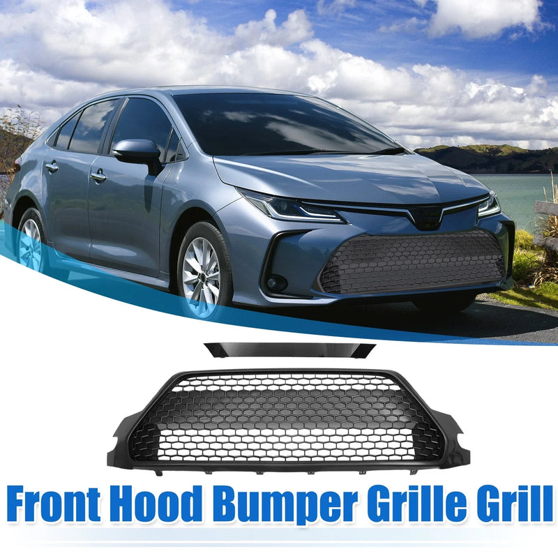 Toyota Corolla Black Front Hood Bumper Grille Grill (2020–2022)
