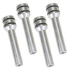 Car Interior - 49mm 4 x Aluminium Door Latch Pin Covers