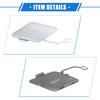 BMW 3 (F30) 2012-2015 Silver Tone Rear Tow Hook Eye Cover Cap