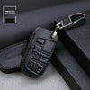 Jeep Cherokee Leather Remote Key Cover Case Chain Holder