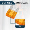 Car - Orange 5A Mini Blade Fuses 20 x Short Circuit Protection