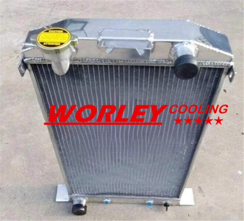 1937-1939 Ford Cars W / 302 5L SB V8 Aluminum Radiator (1937-1939)