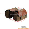 Motorcycle Bicycle Scooter Large Khaki Canvas Saddlebag Luggage Bags (N/A)