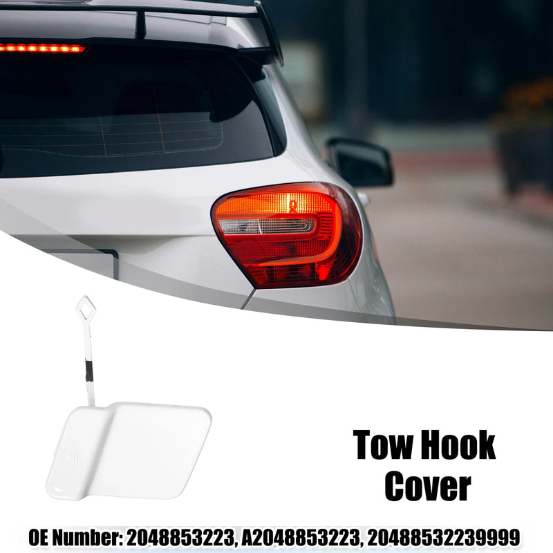 Mercedes Benz X204 GLK350 Rear Bumper Tow Hook Eye Hole Cover (2009-2015)