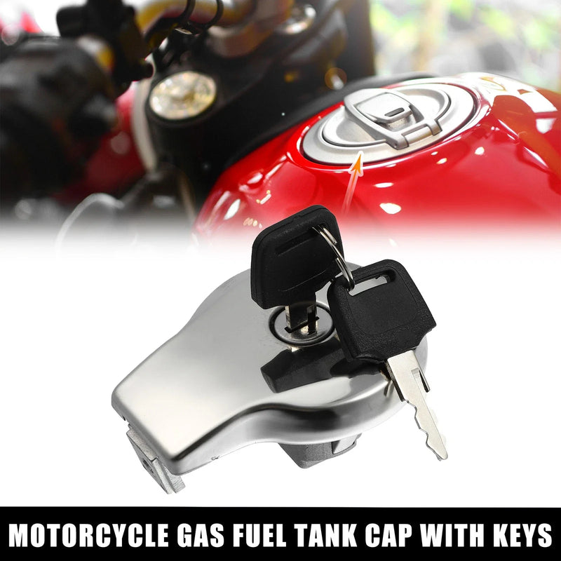 Yamaha SR125 1 Set Motorcycle Gas Tank Cover Fuel Tank Cap with Keys
