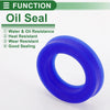 Make Model Oil Seal / 30x47x10mm / Rotary Shaft Seal TPU Blue 5 Pcs