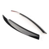 VW Scirocco Glossy Black Headlight Eyebrow Eyelid Covers (2009-2017)