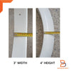 Mitsubishi Triton Ute W32 White Fender Flares Wheel Arches (05-15)