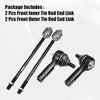 Nissan Altima 4 Pcs Tie Rod End Links (2002-2012)