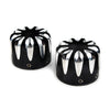 Harley Electra Glide Sportster Black CNC Front Axle Cap Nut Cover