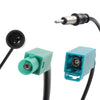 Stereo FM AM Radio Fakra Z to DIN Plug Antenna Adapter Cable