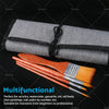 Artists with Case 25 Pcs Acrylic Oil Painting Brushes Set