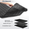 Hyundai Santa Fe 2024-2025 Long Grid Pattern TPE Cargo Liner Rear Trunk Mat