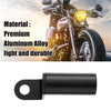 Motorcycle Rearview Mirror Handlebar Extender Holder 10mm Aluminum Alloy Black