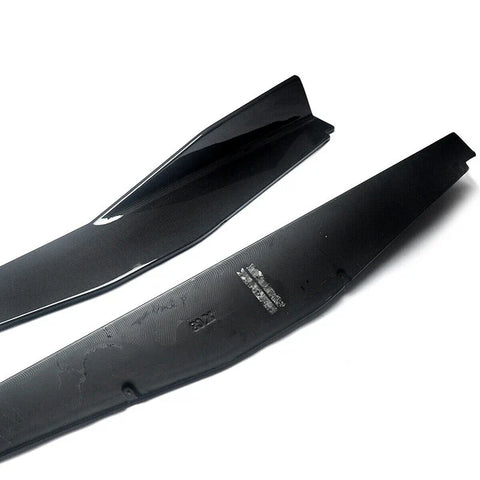Corvette C8 Side Skirts 5VM Style Extensions Rocker Panels Carbon Look (2020+)