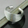 Jewelry Party - Size P1 / 2 (UK) / 8 Silver Plated Fashion Rings (US)