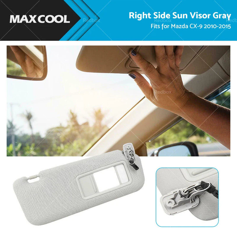 Mazda CX-9 (2010-2015) Gray Sun Visor Right Side