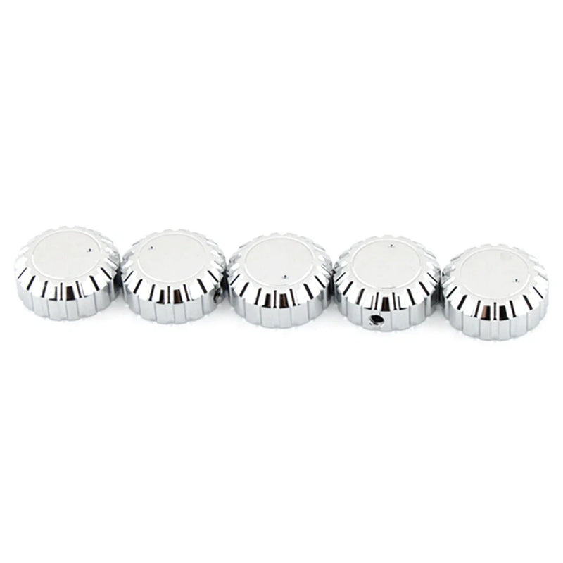 Honda GL1500 Goldwing 5Pcs Chrome Aluminum Radio Knobs (1988-2000)