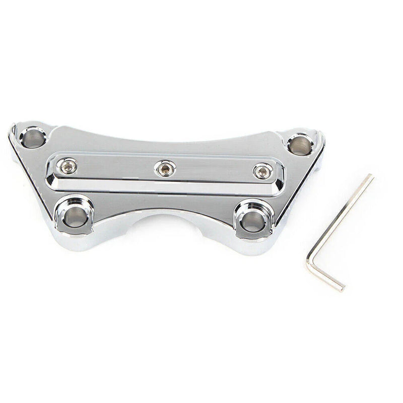 Harley Touring Street Road King Glide CNC Top Handlebar Riser Clamp (2009-2023)