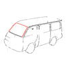 Toyota Hiace Van 1989-2004 Windshield Moulding Outer Upper