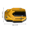 BMW with Wrench Gold Set Aluminum Alloy Motorcycle Kickstand Plate Pad