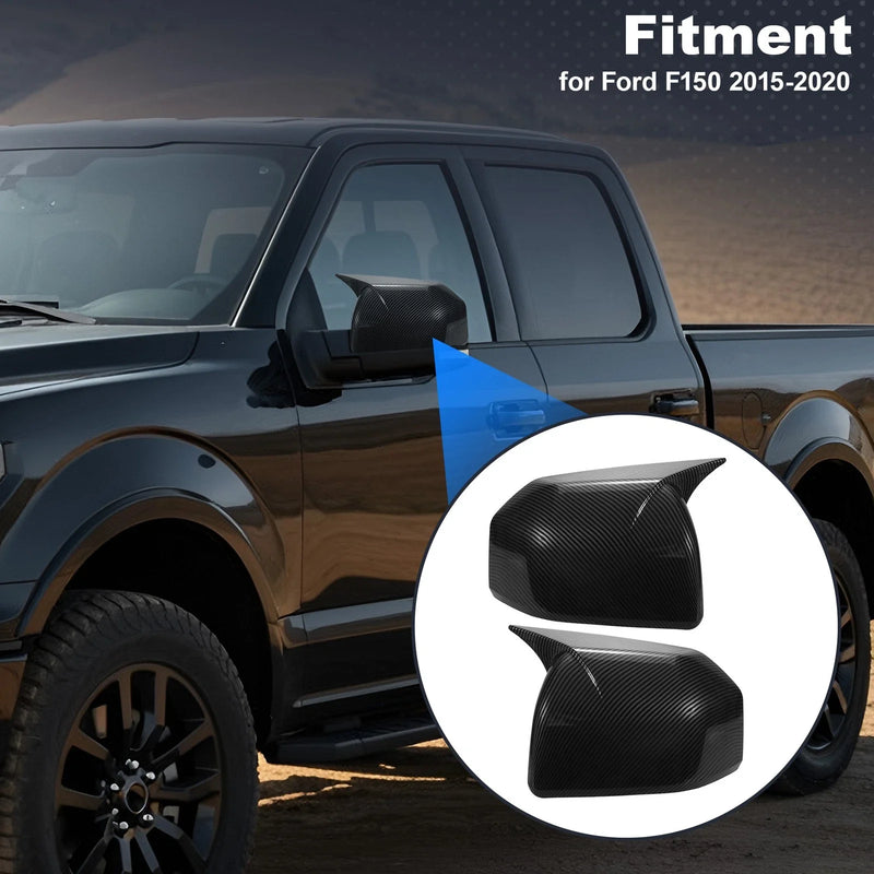 Ford F150 Left Right Side Rear View Mirror Covers (2015-2020)