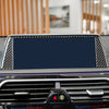 BMW 7 Series G11 2016-2022 Soft Carbon Fiber Console Nav Display Frame Trim