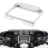 Harley Electra Glide Tri-Line Stereo Trim Cover Chrome (2014-2023)