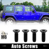 Jeep Wrangler CJ7 YJ TJ Tailgate Door Bolts 4pcs Auto Screws (76-06)